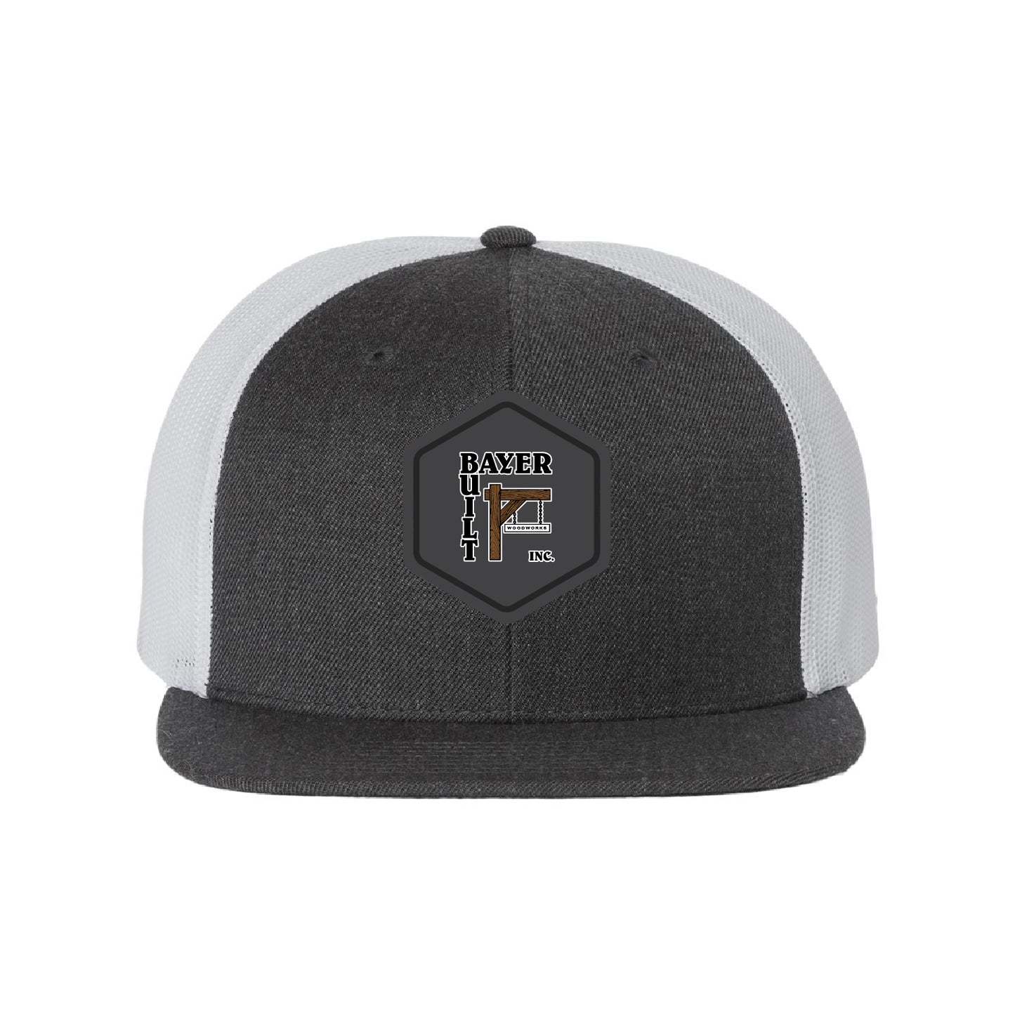 Bayer Built Wool Blend Flat Bill Trucker Cap