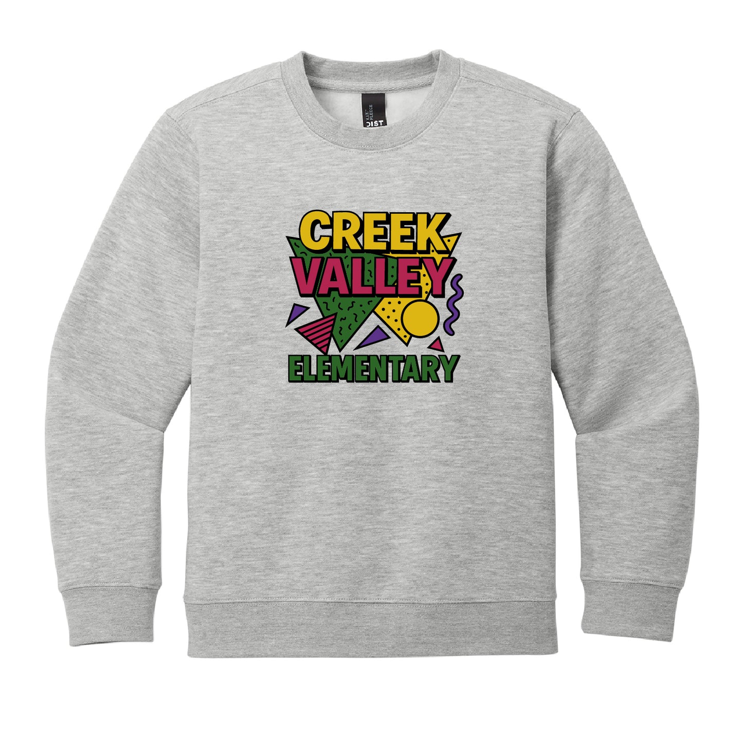 Creek Valley Youth VIT Fleece Crewneck 90s Theme