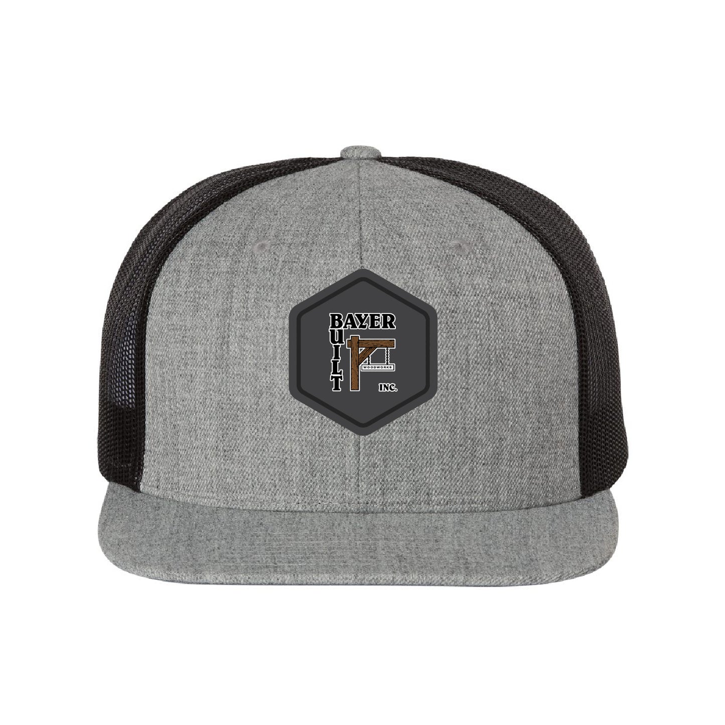 Bayer Built Wool Blend Flat Bill Trucker Cap