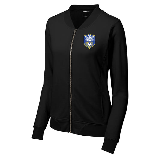 Esko United Ladies Lightweight French Terry Bomber