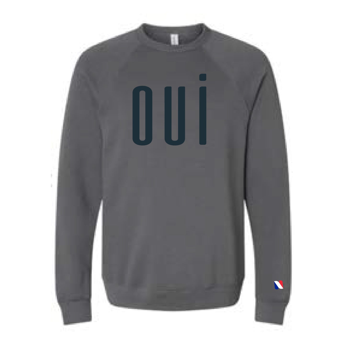 OUI – SPONGE FLEECE RAGLAN CREWNECK SWEATSHIRT