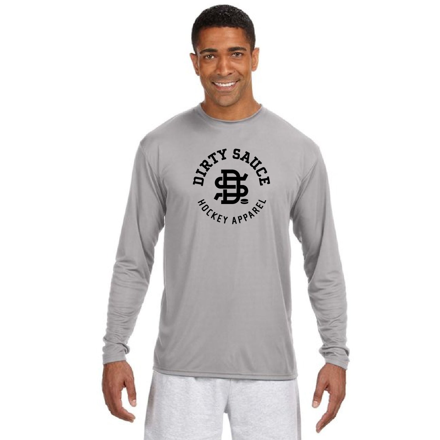 Dirty Sauce Hockey Unisex Cooling Performance Long Sleeve T-shirt (Design 1)