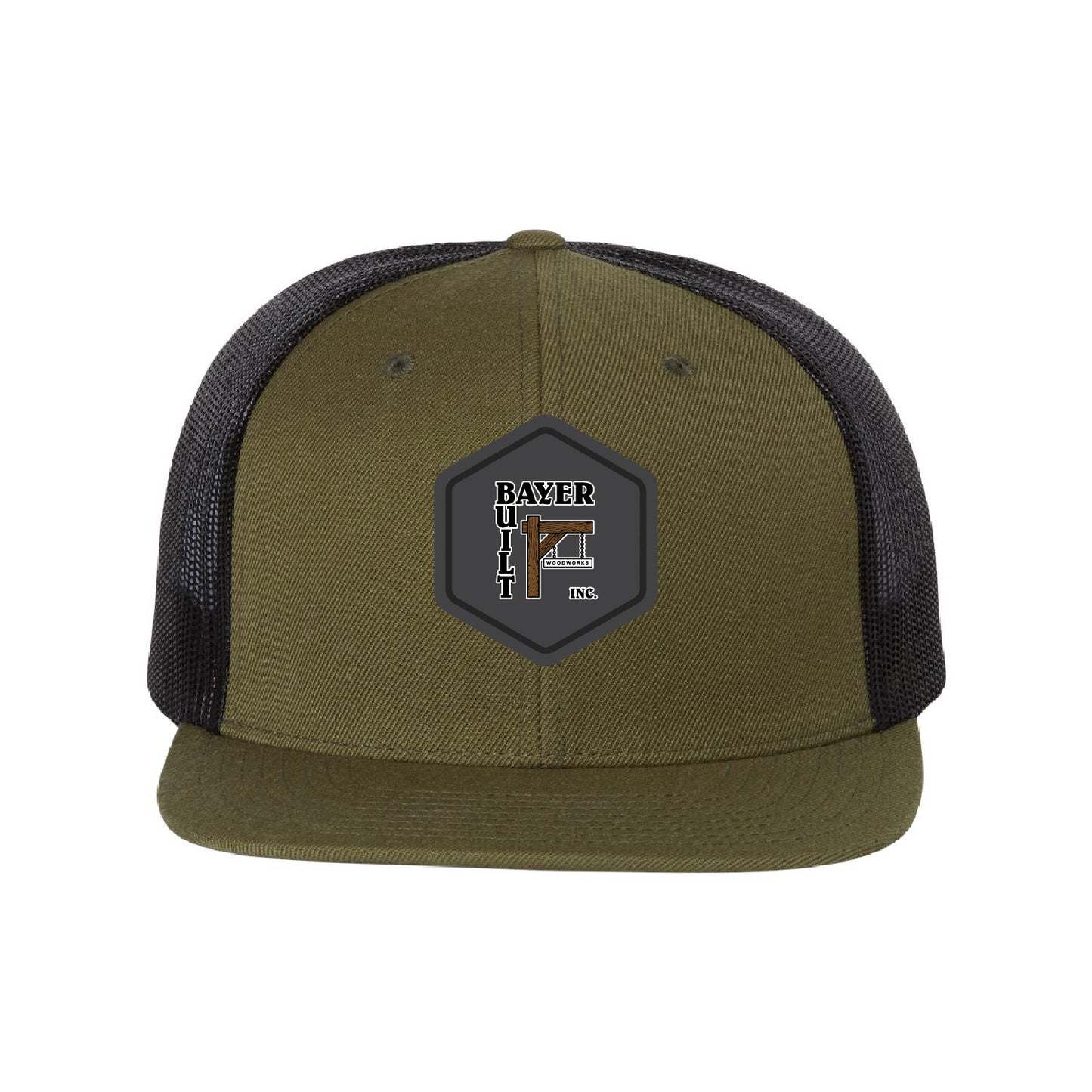 Bayer Built Wool Blend Flat Bill Trucker Cap