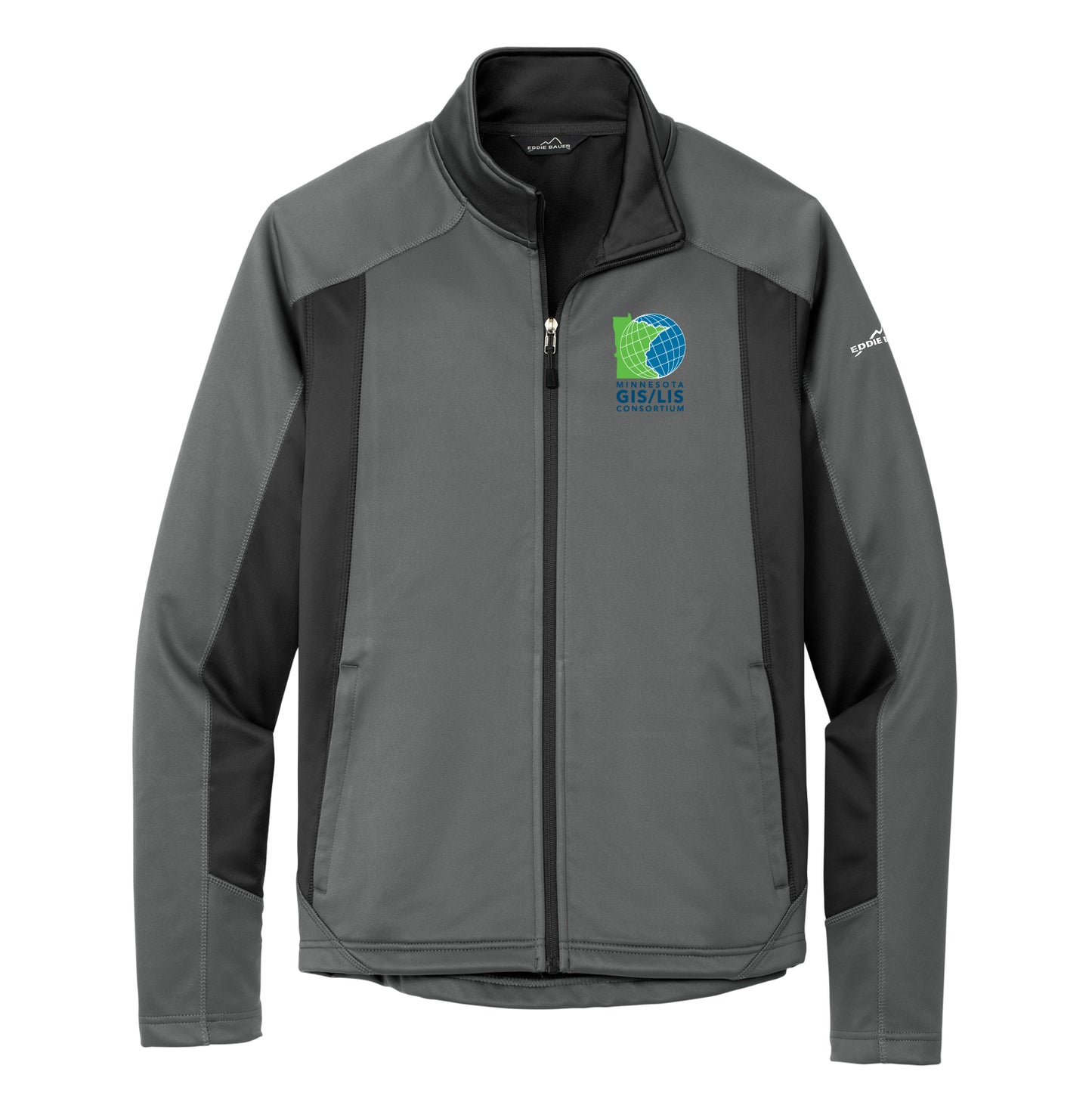 MN GIS/LIS Eddie Bauer® Trail Soft Shell Jacket Consortium Logo