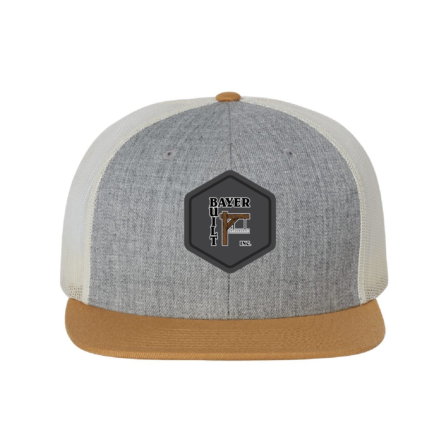 Bayer Built Wool Blend Flat Bill Trucker Cap