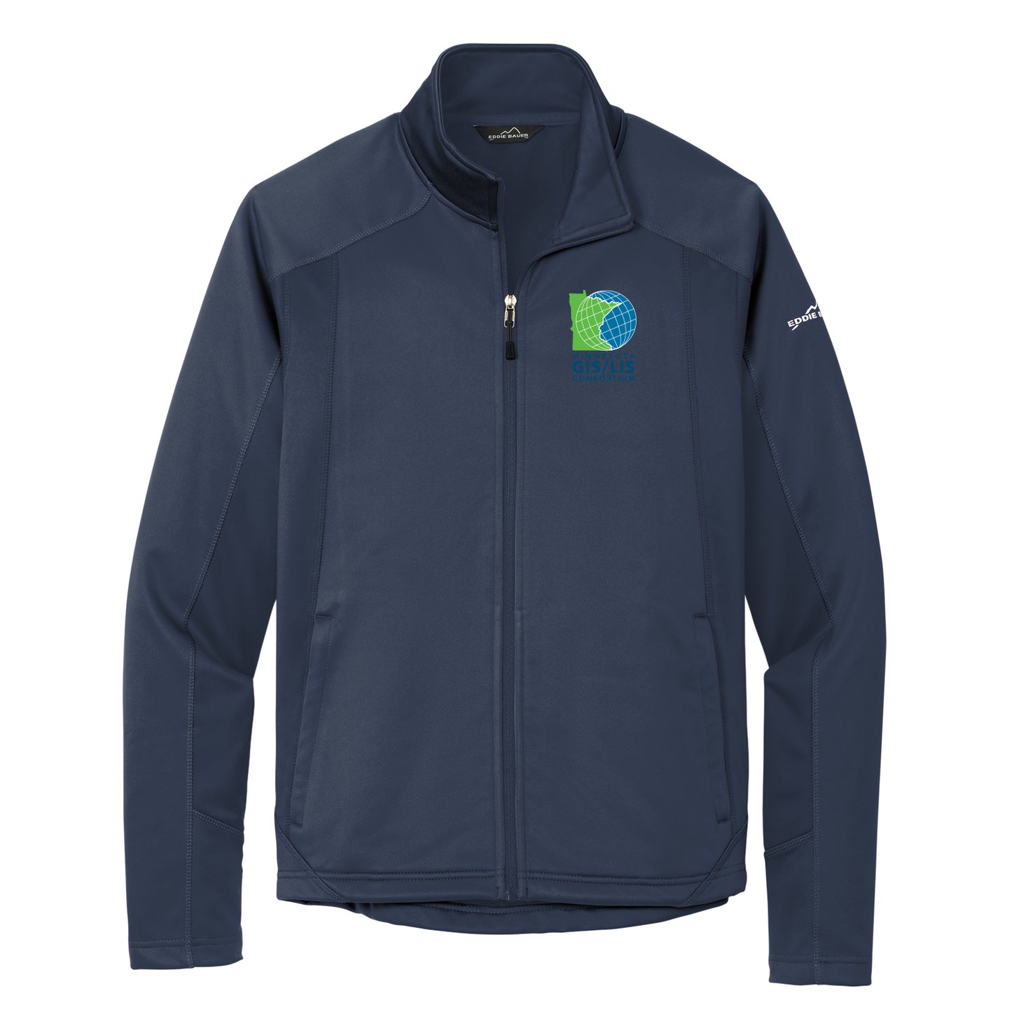 MN GIS/LIS Eddie Bauer® Trail Soft Shell Jacket Consortium Logo