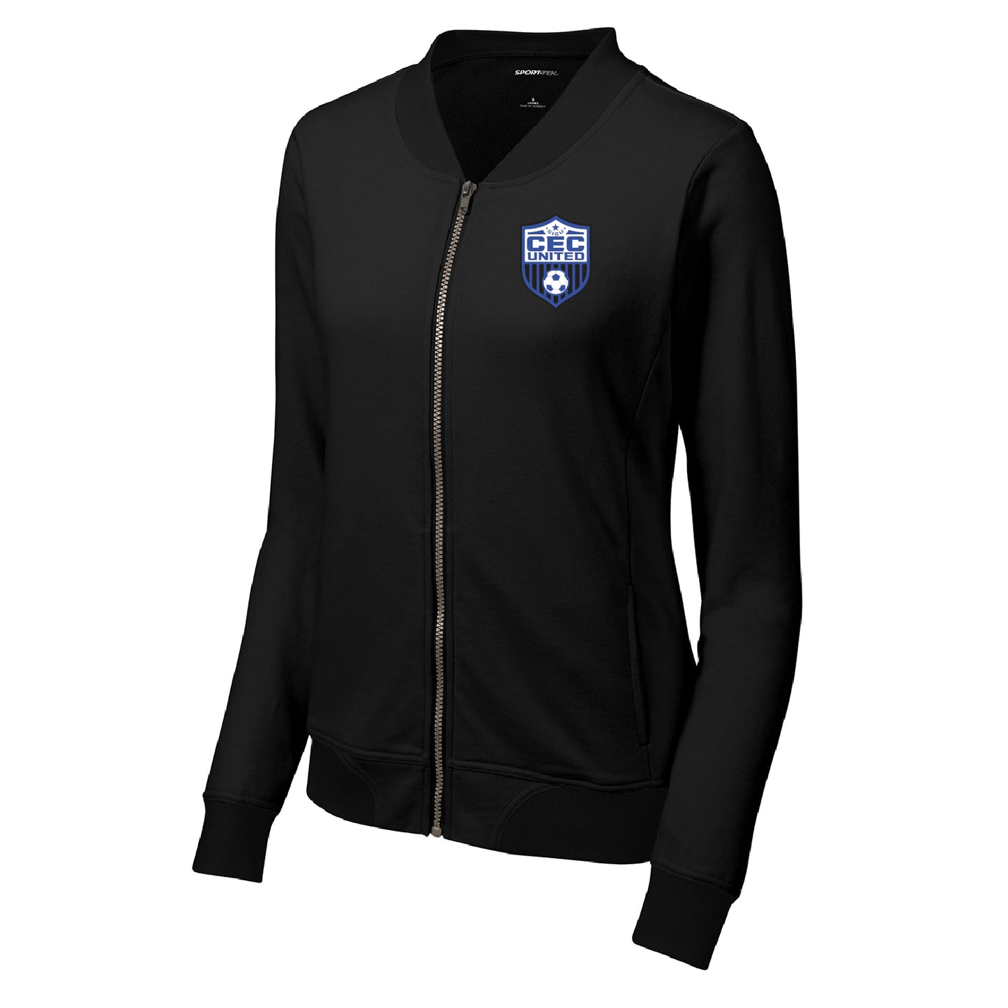 Cec United Ladies Lightweight French Terry Bomber