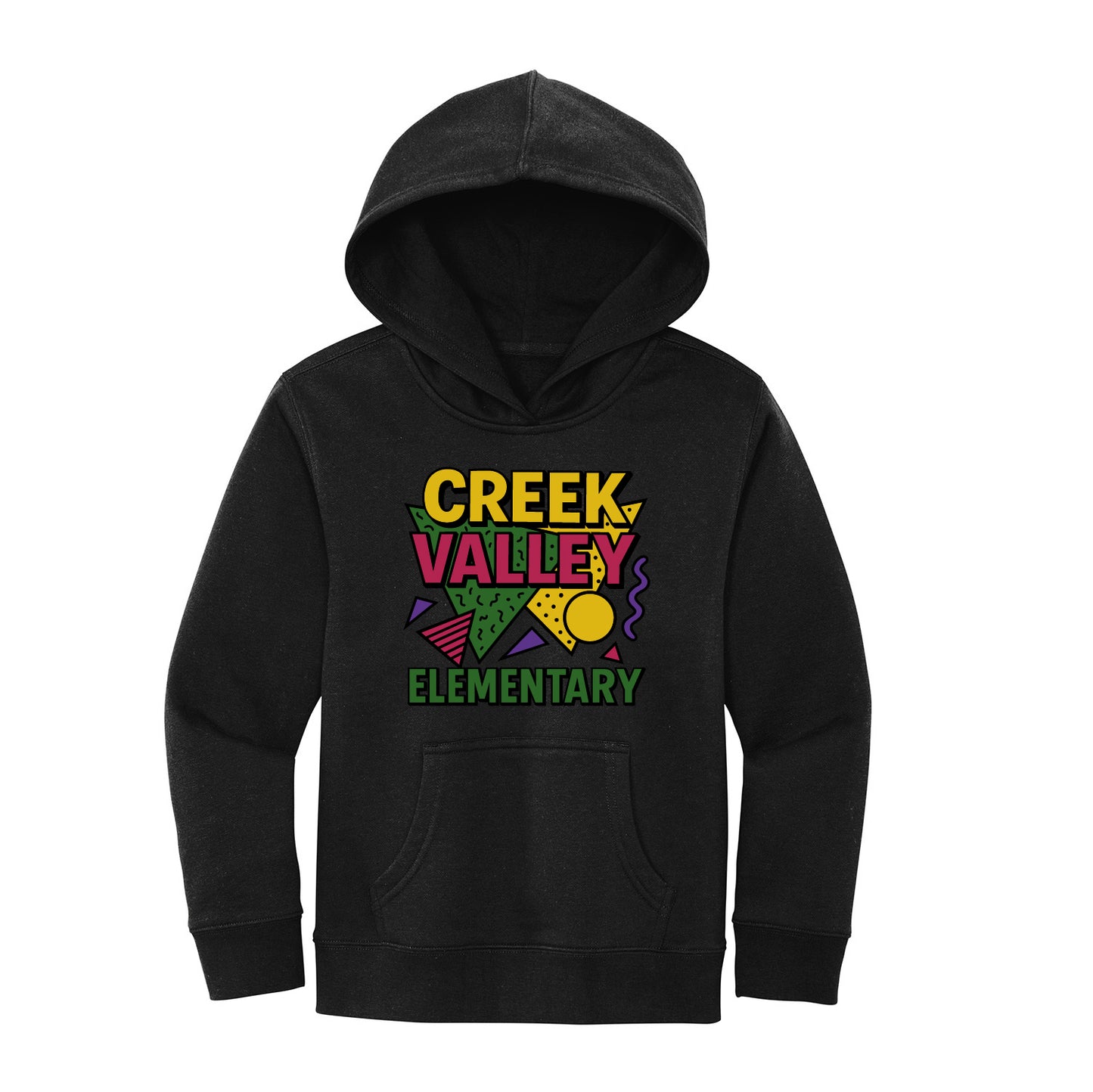 Creek Valley District® Youth V.I.T.™ Fleece Hoodie 90s Theme