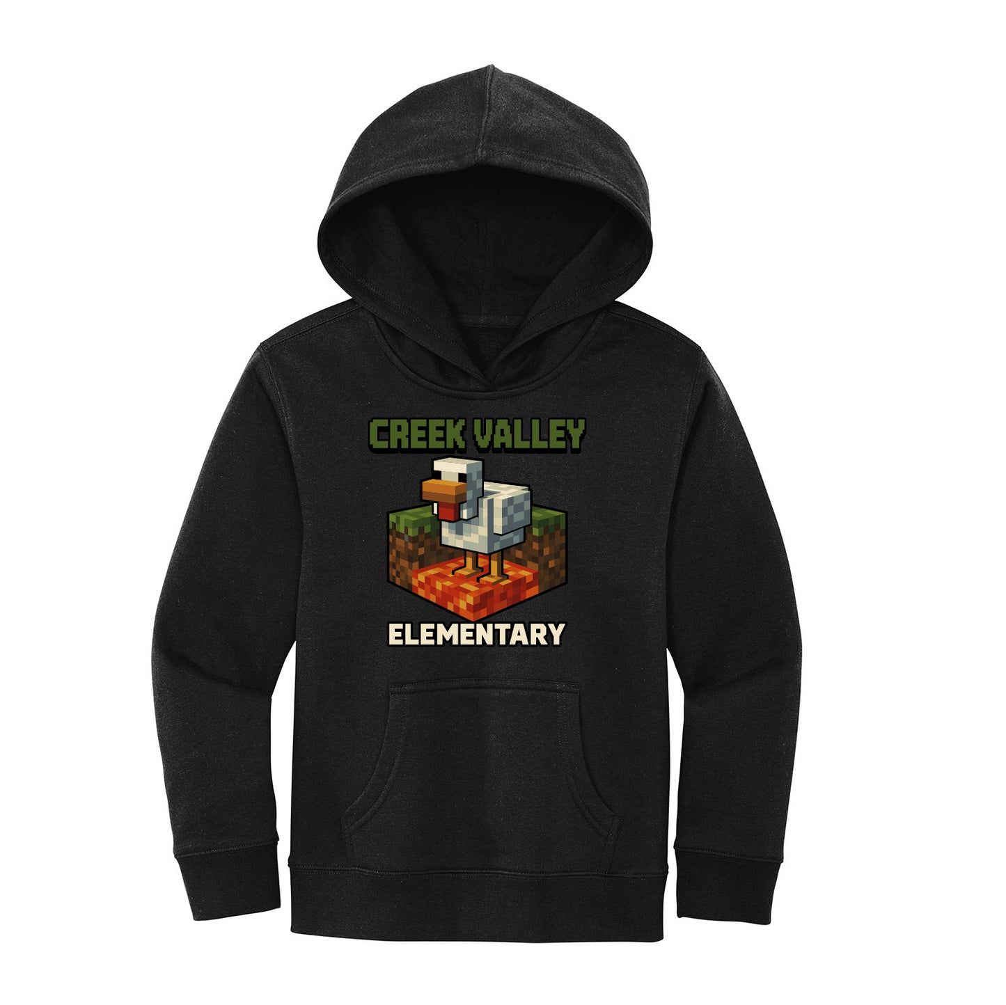 Creek Valley District® Youth V.I.T.™ Fleece Hoodie Lava Chicken