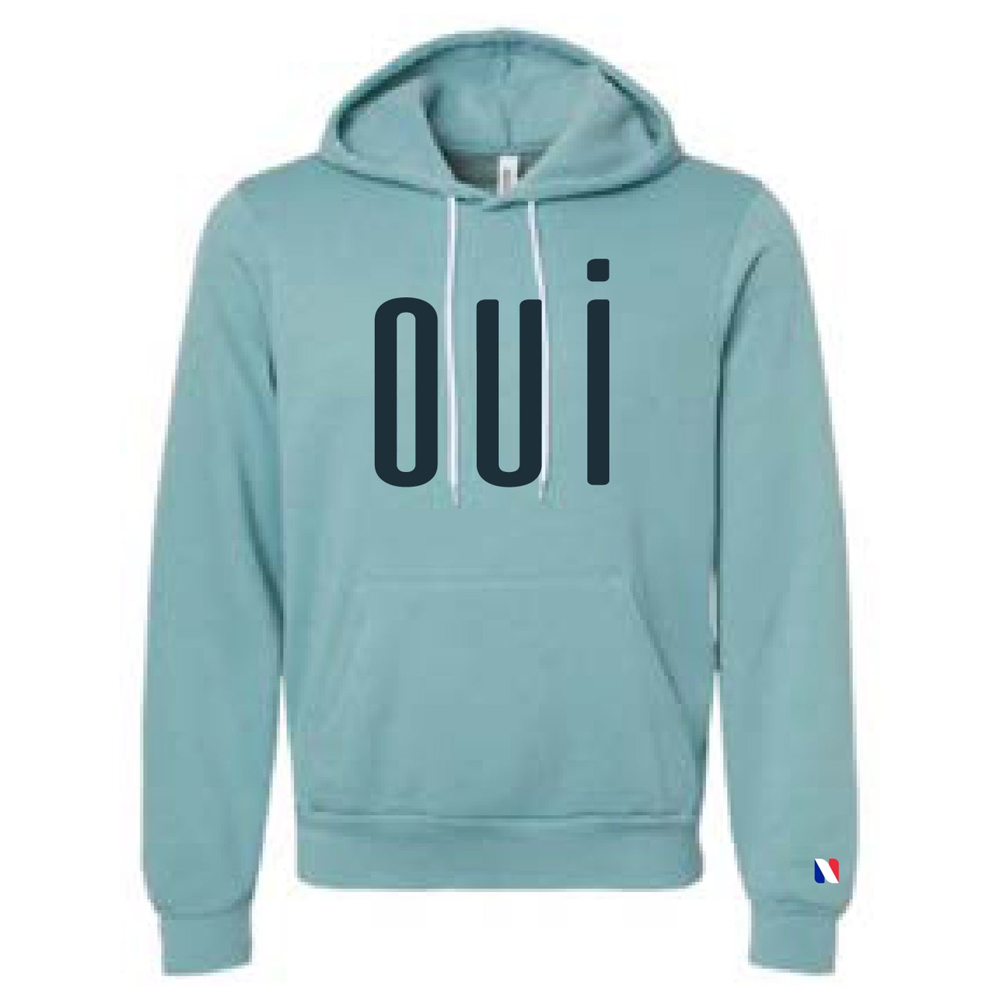 OUI – BELLA+CANVAS® SPONGE FLEECE HOODIE SWEATSHIRT