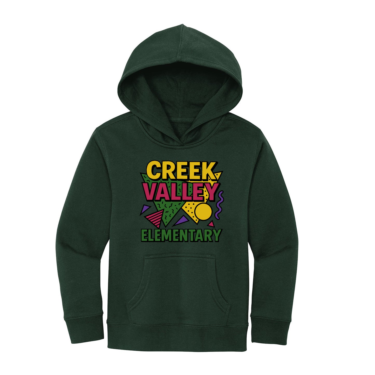 Creek Valley District® Youth V.I.T.™ Fleece Hoodie 90s Theme