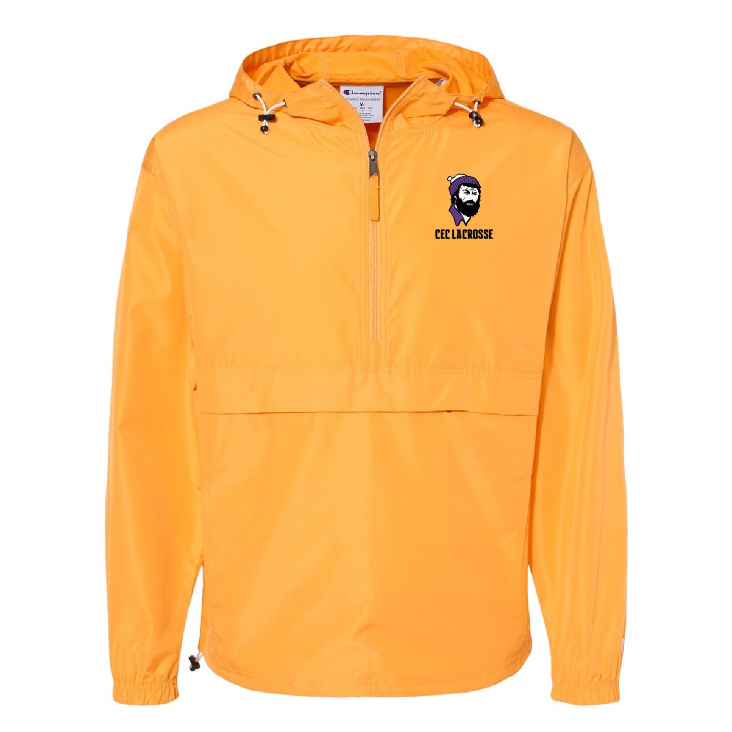 CEC Lacrosse Champion - Hooded Packable Quarter-Zip Jacket