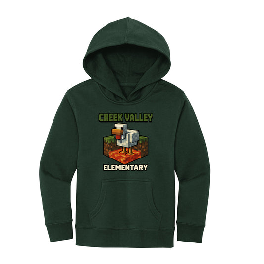 Creek Valley District® Youth V.I.T.™ Fleece Hoodie Lava Chicken