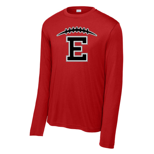 Duluth East Football Long Sleeve PosiCharge Competitor Tee Design 2