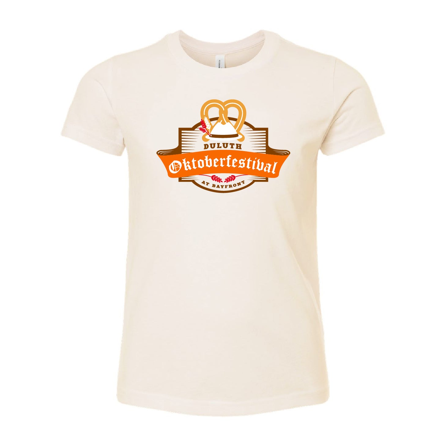 Duluth Oktoberfestival 2024 Youth CVC Jersey Tee Design 1