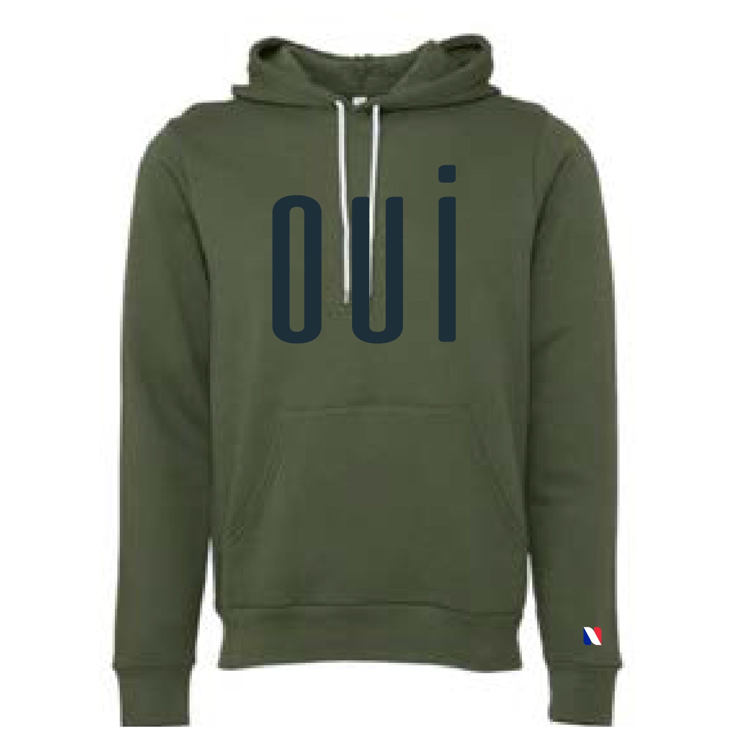 OUI – BELLA+CANVAS® SPONGE FLEECE HOODIE SWEATSHIRT