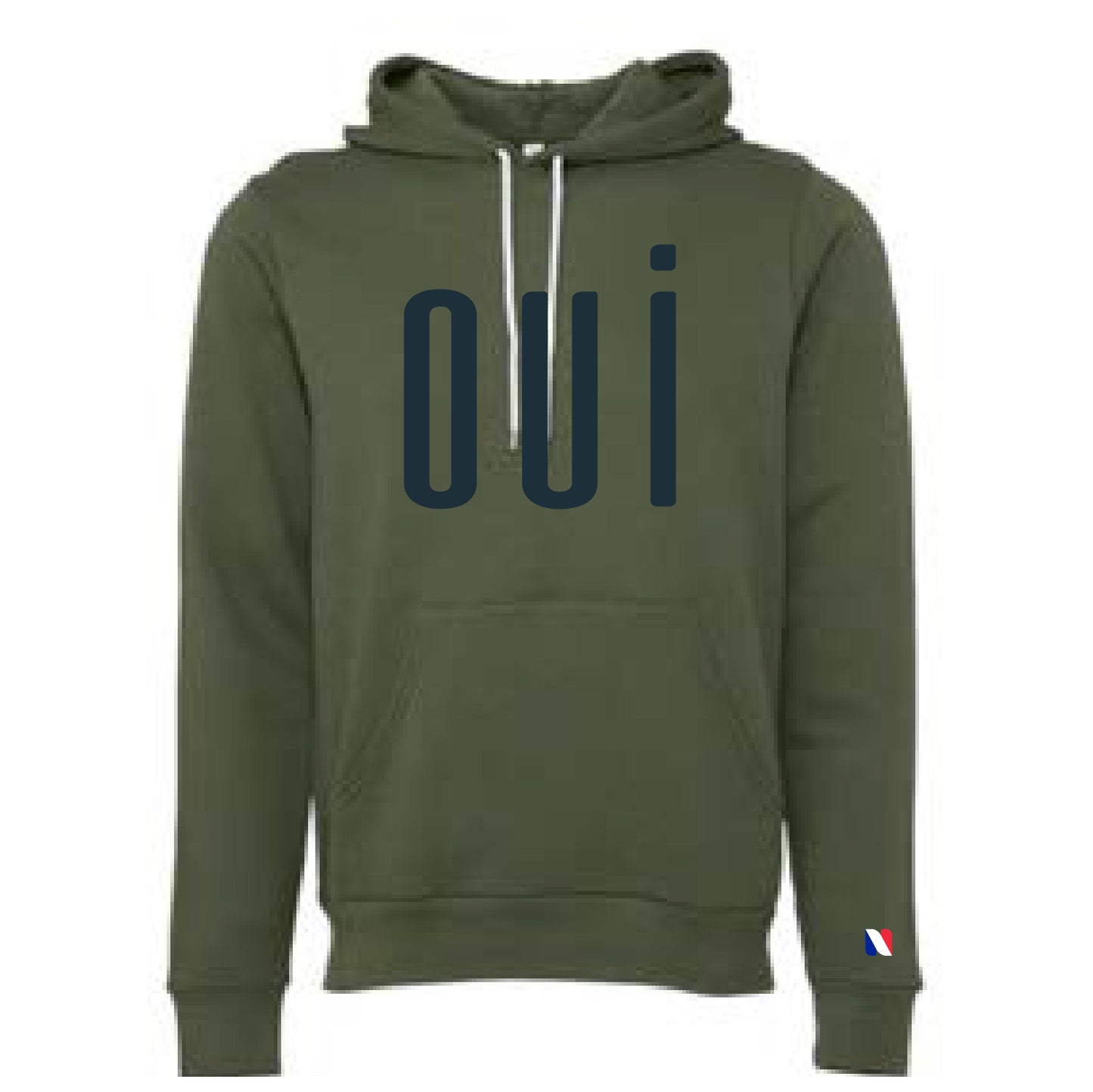 OUI – BELLA+CANVAS® SPONGE FLEECE HOODIE SWEATSHIRT