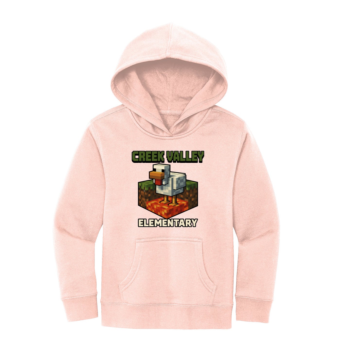 Creek Valley District® Youth V.I.T.™ Fleece Hoodie Lava Chicken