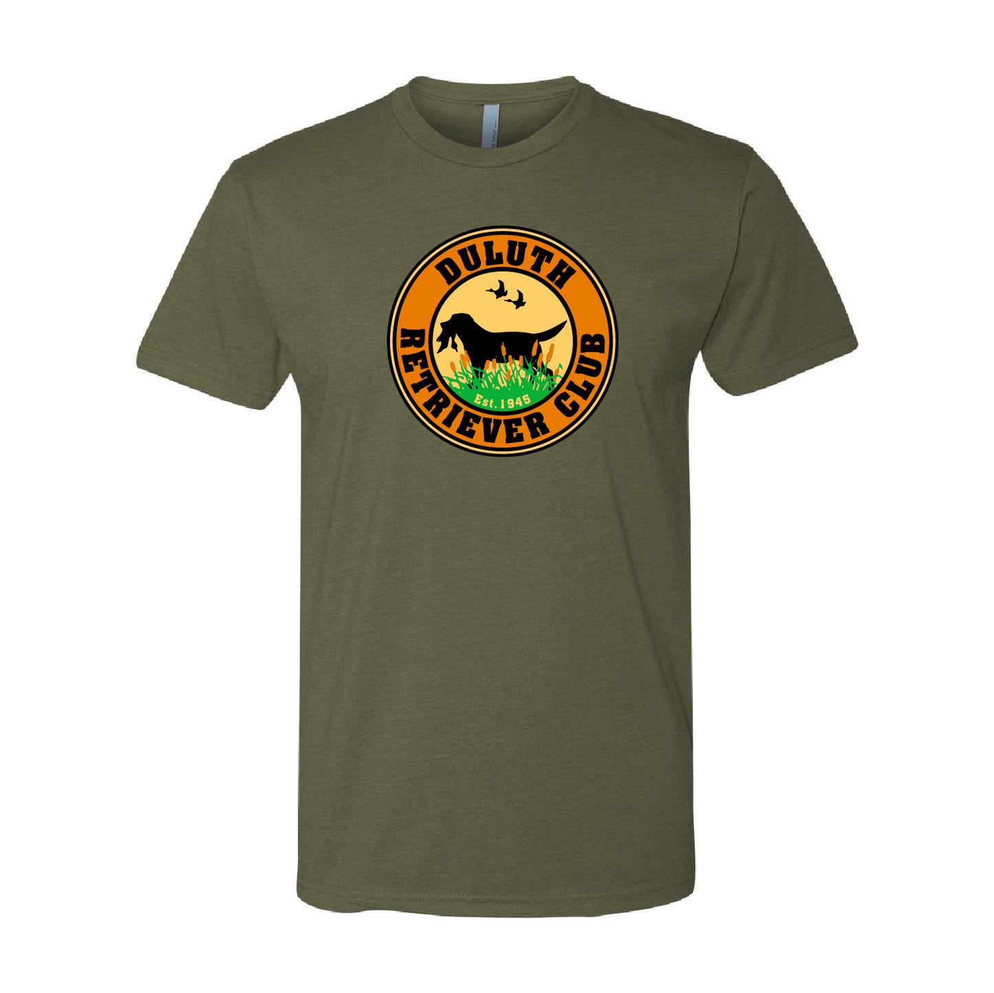 Duluth Retriever Club Unisex CVC Short Sleeve Crew (Full Front)