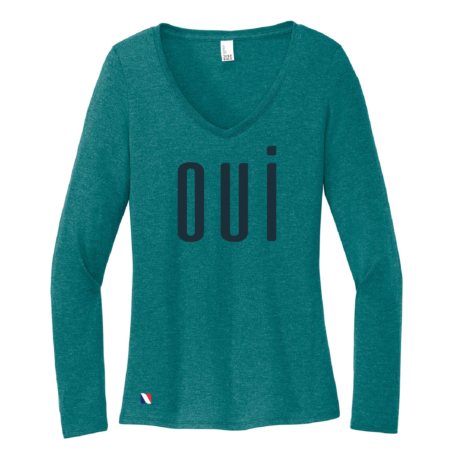 OUI –  Women’s Perfect Tri® Long Sleeve V-Neck Tee