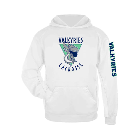 218 Lax Valkyries Youth Performance Fleece Hooded Sweatshirt