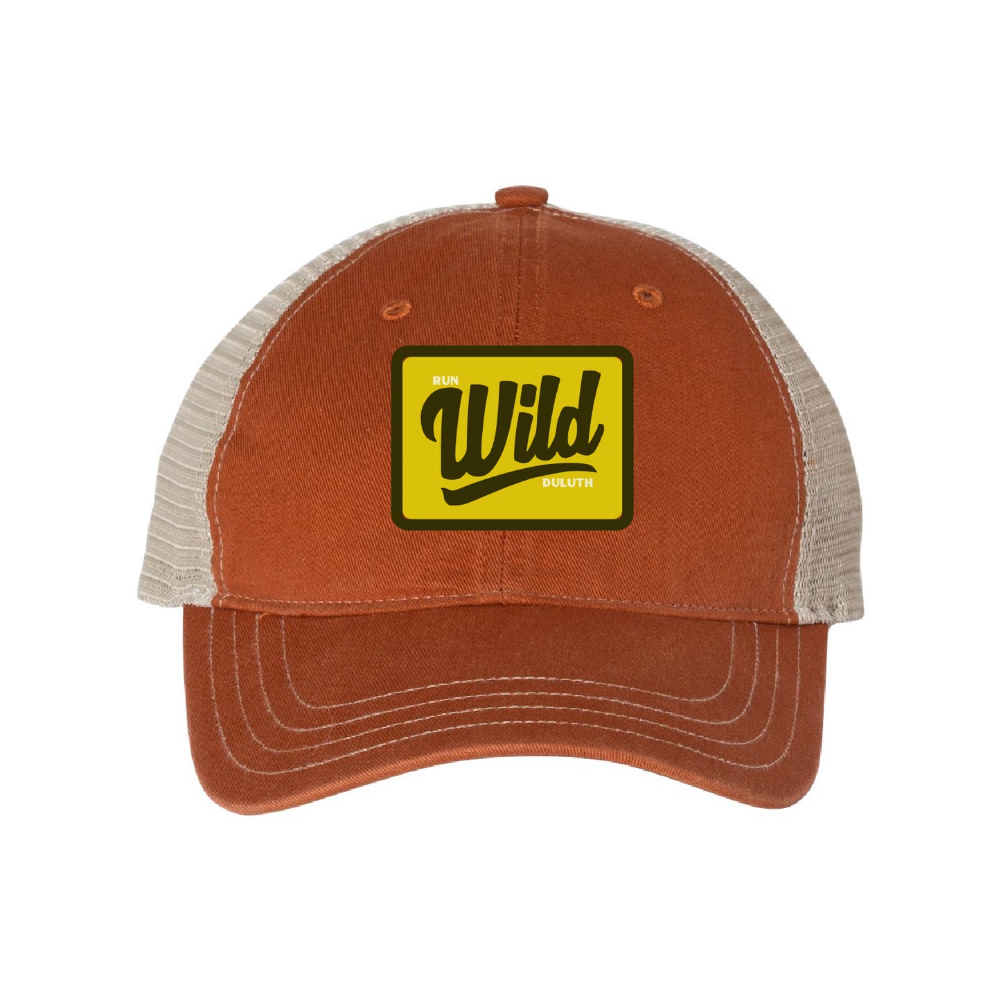 Run Wild Duluth Washed Trucker Cap (Swoosh Patch)