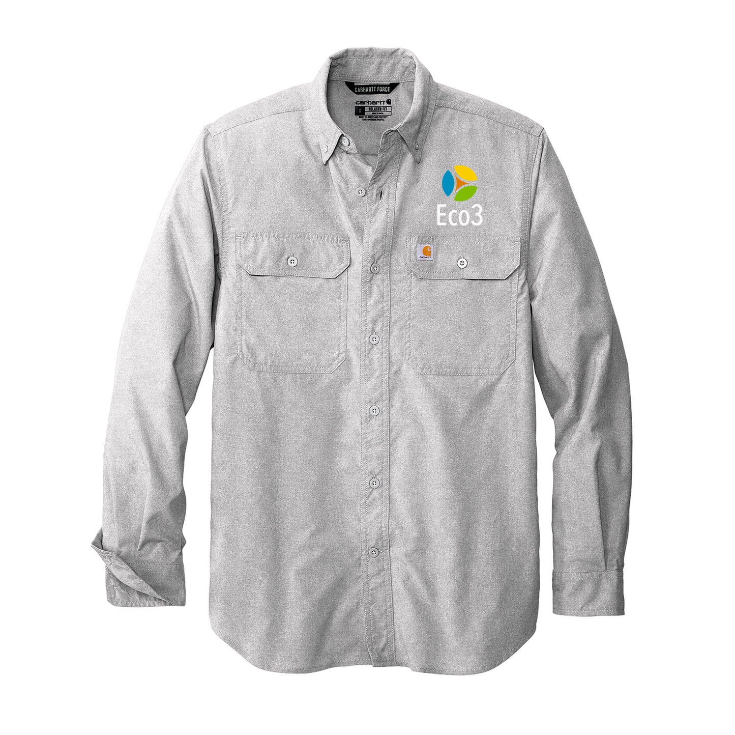 Eco3 Carhartt Force® Solid Long Sleeve Shirt
