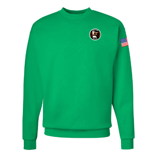 AFSCME Local 695 Kelly Green Crewneck Sweatshirt