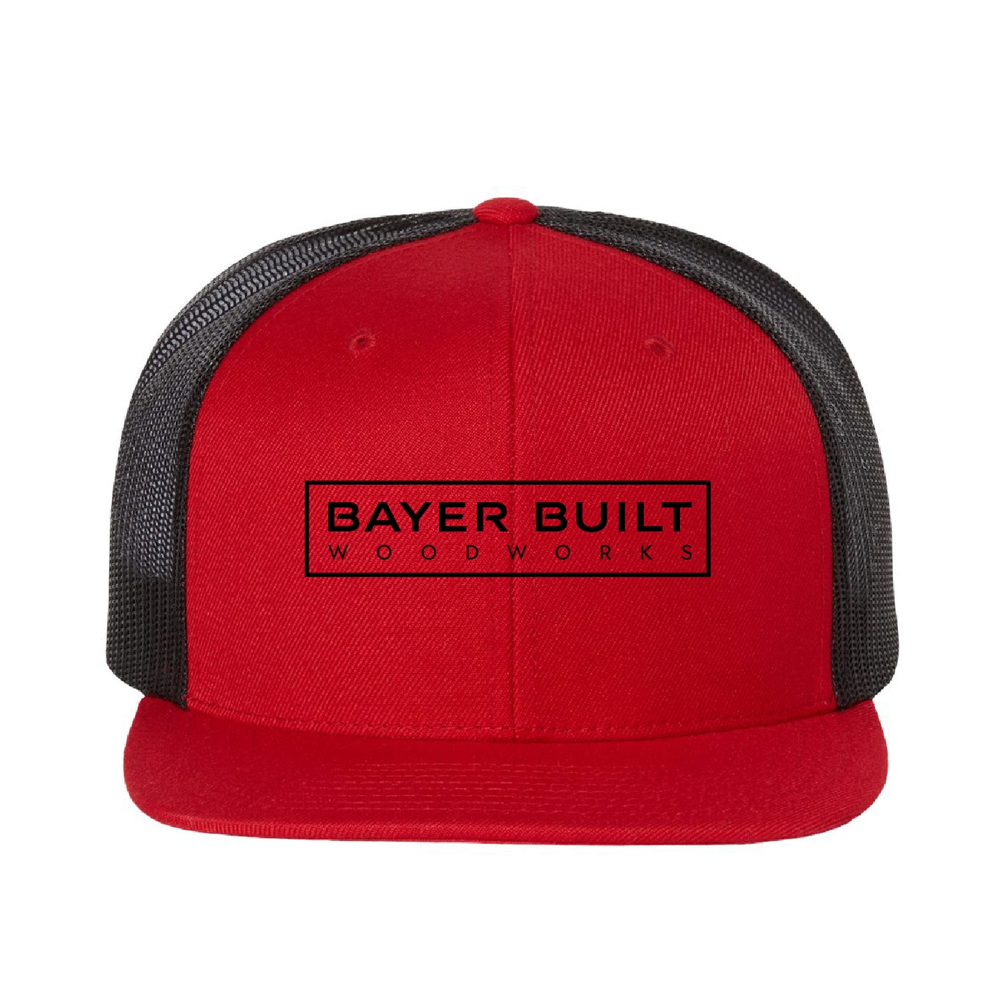 Bayer Built Wool Blend Flat Bill Trucker Cap 2