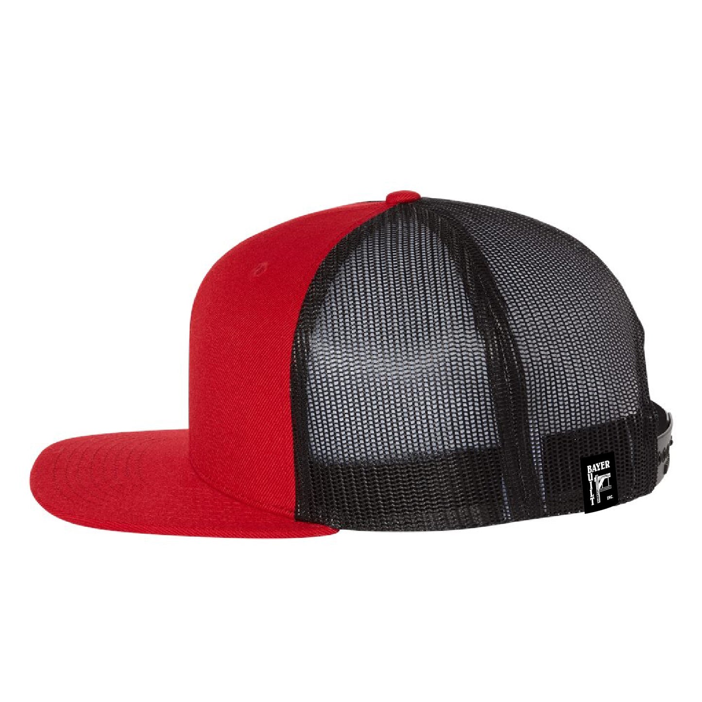 Bayer Built Wool Blend Flat Bill Trucker Cap 2
