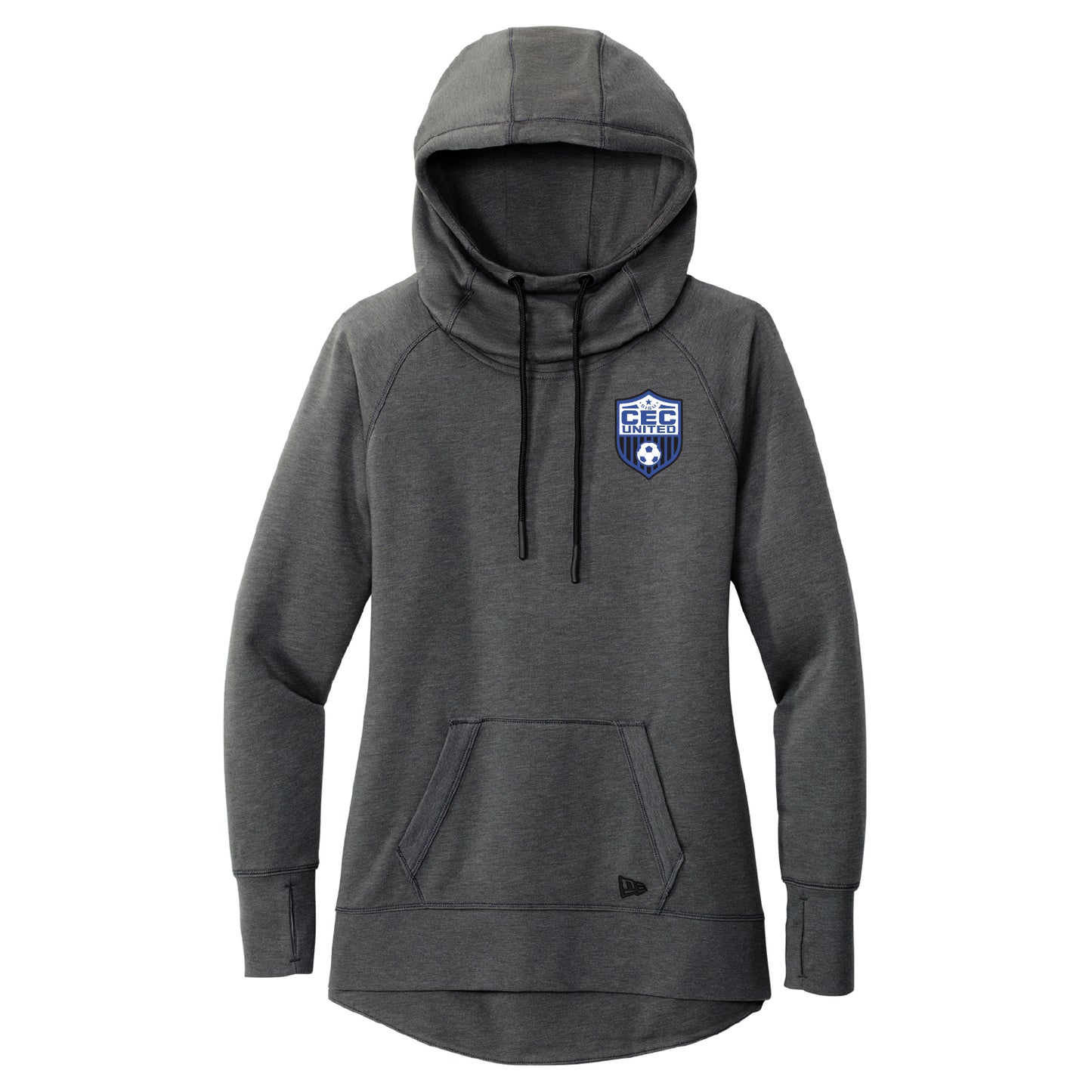 Cec United Ladies Tri-Blend Fleece Pullover Hoodie