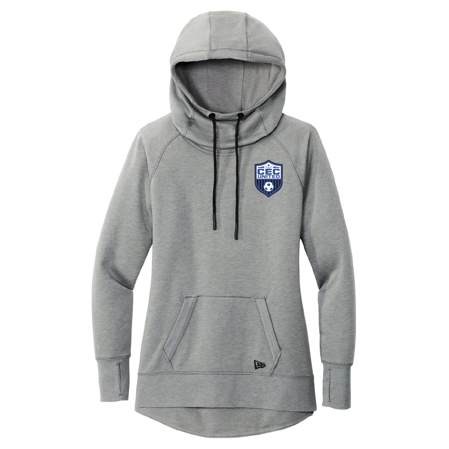 Cec United Ladies Tri-Blend Fleece Pullover Hoodie