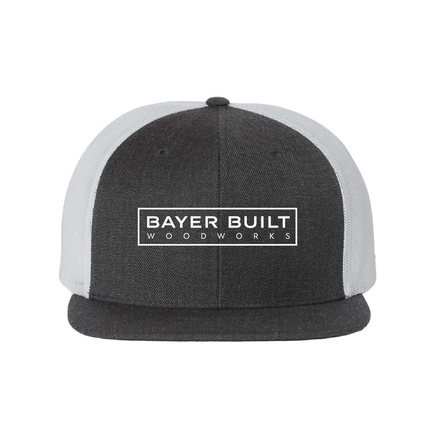 Bayer Built Wool Blend Flat Bill Trucker Cap 2