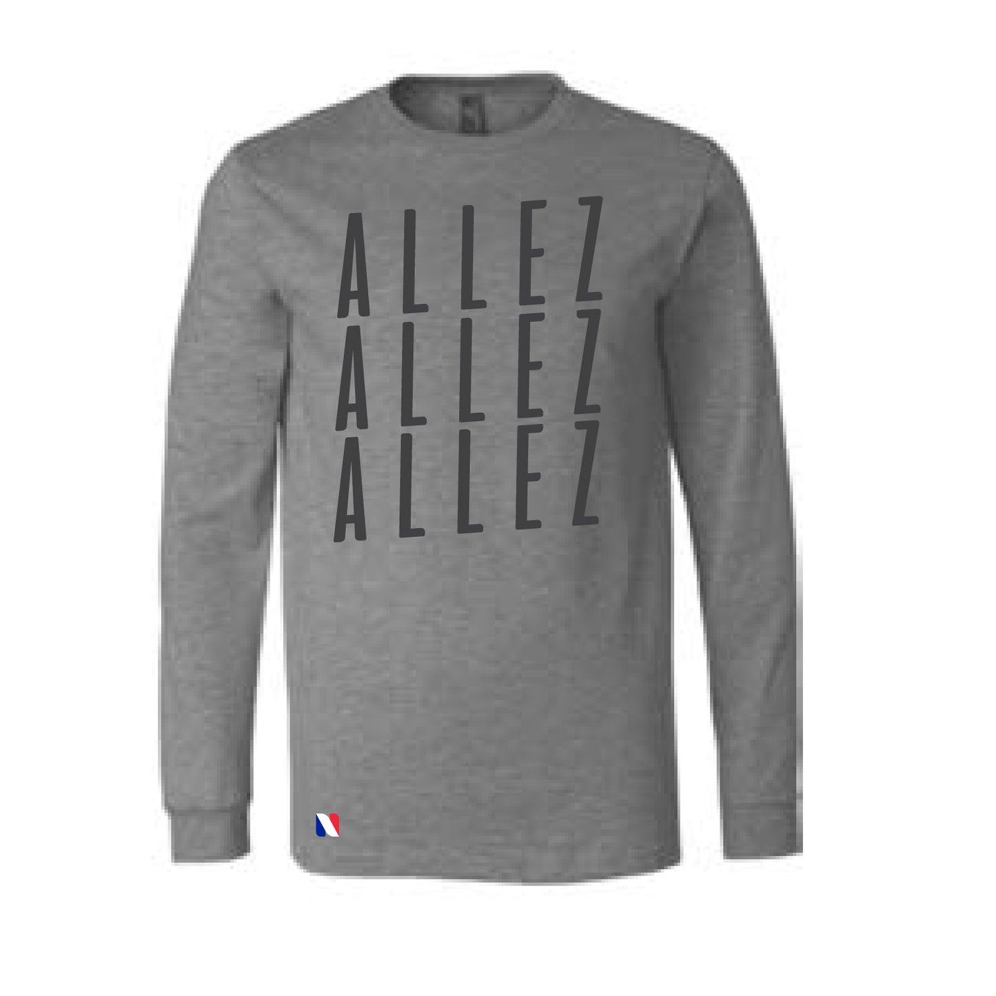 ALLEZ –  HEATHER CVC LONG SLEEVE TEE