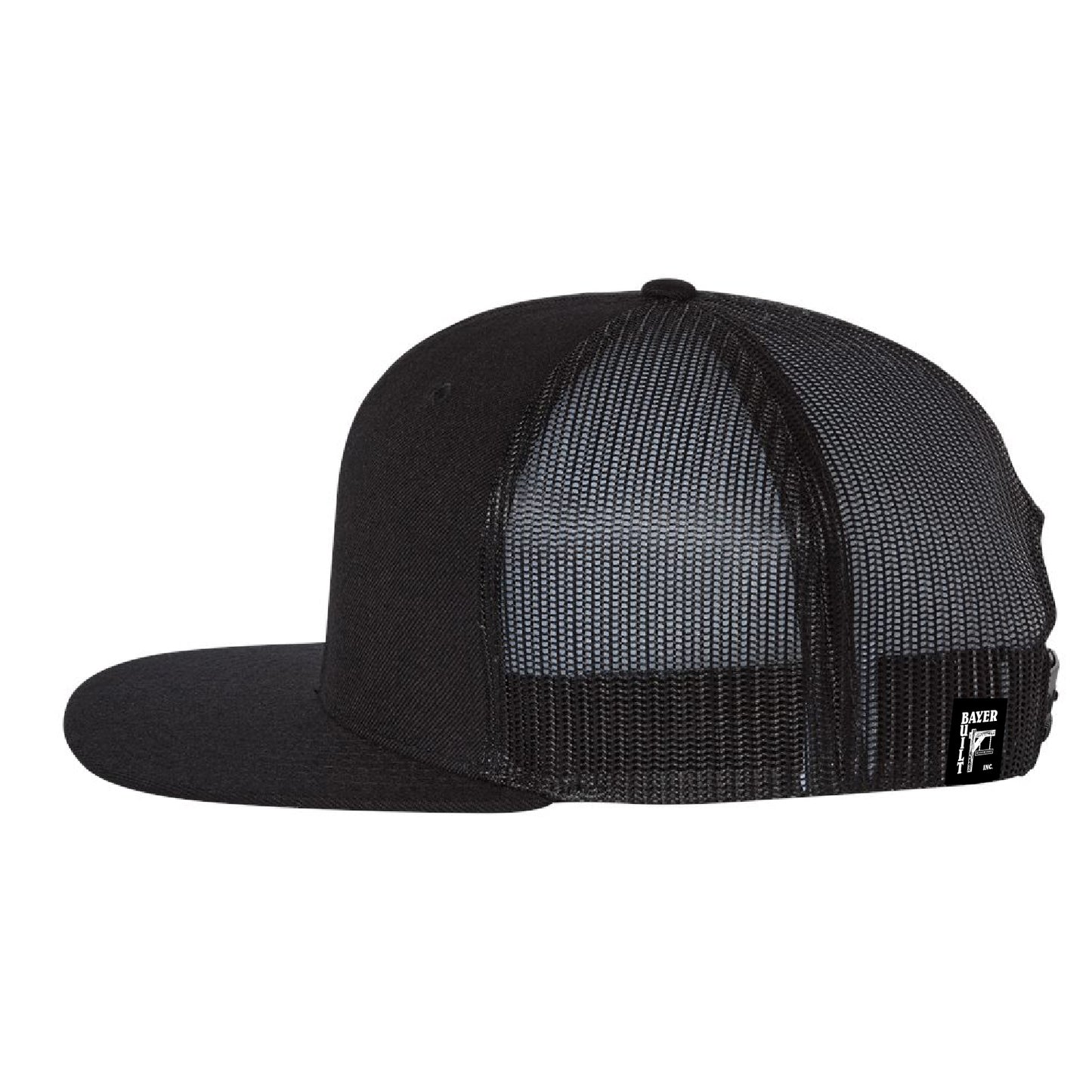 Bayer Built Wool Blend Flat Bill Trucker Cap 2