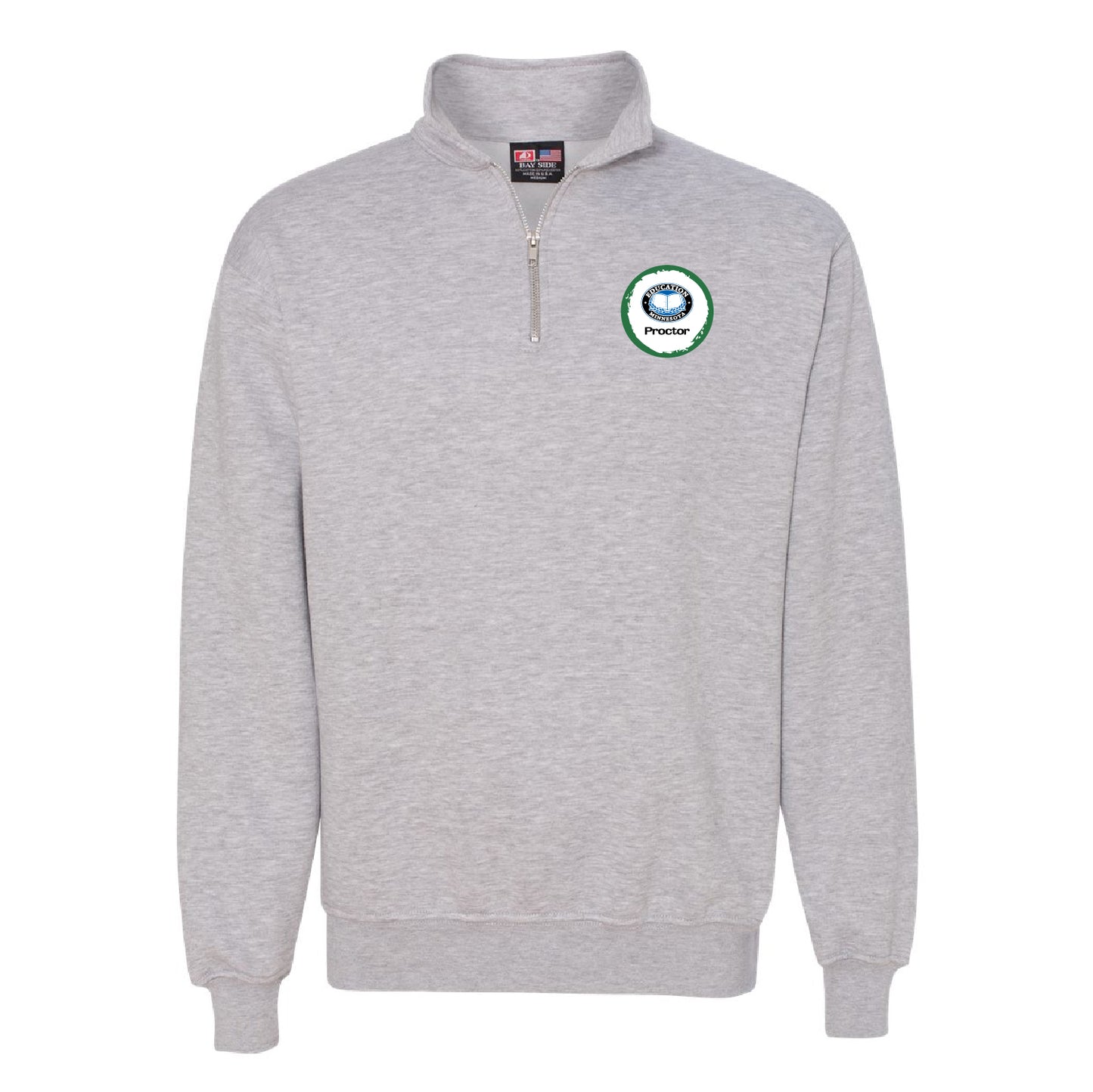 Proctor Teachers Union USA-Made Quarter-Zip Pullover Sweatshirt