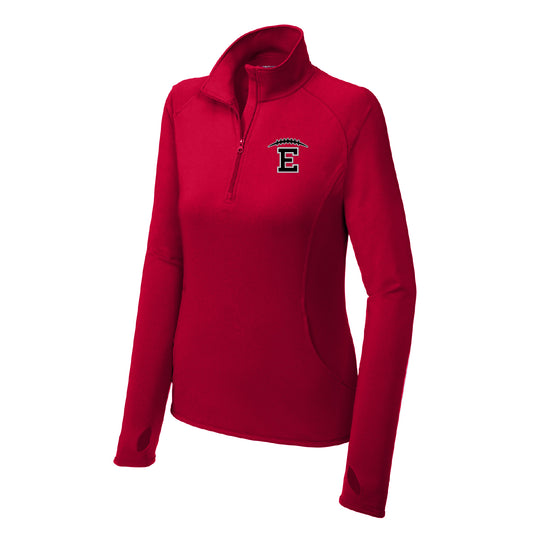 Duluth East Football Ladies Sport-Tek 1/4 zip Design 2