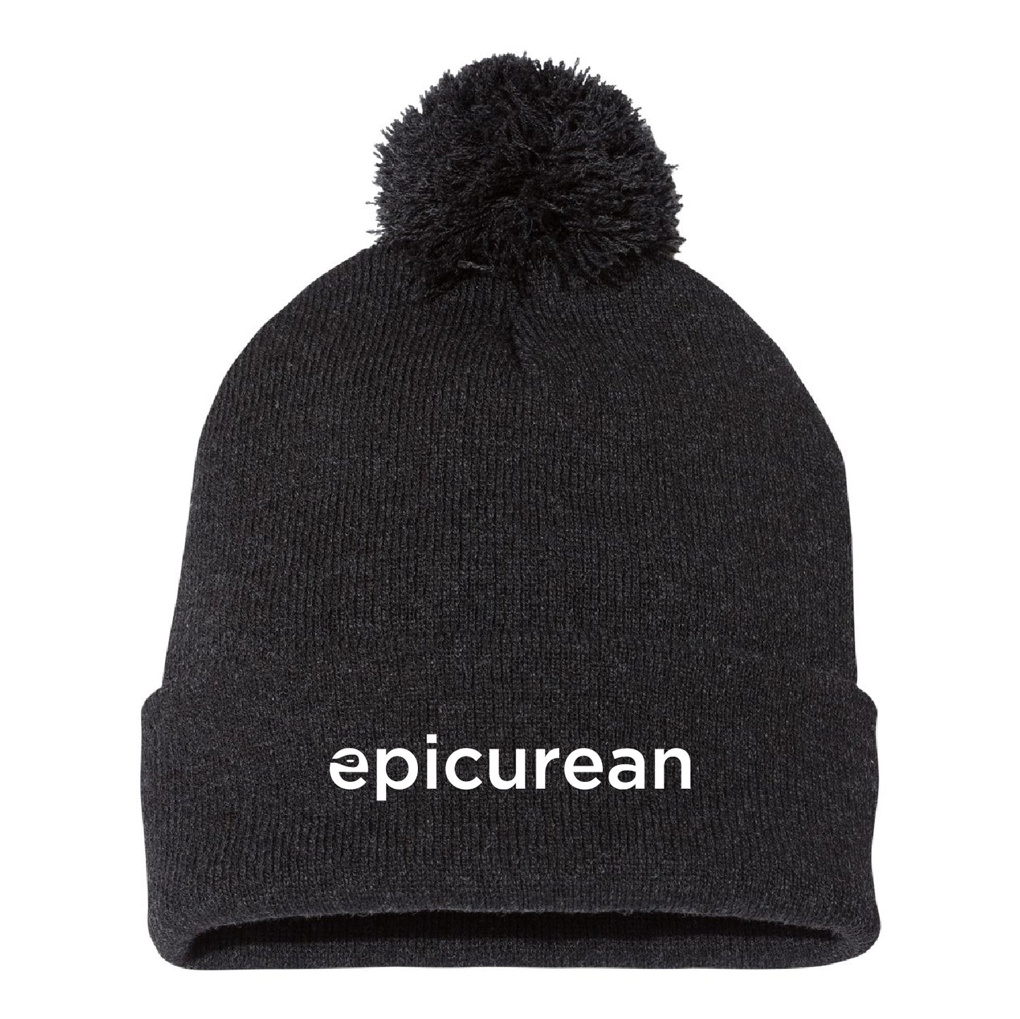 Epicurean Pom-Pom Cuffed Beanie