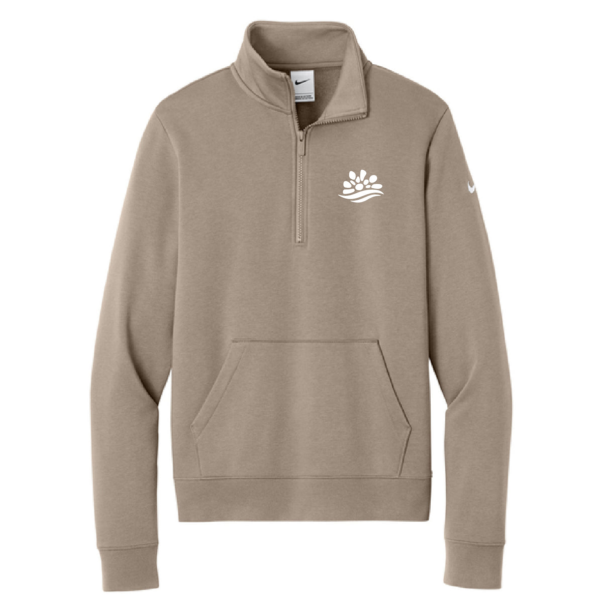 Nike Women's Club Fleece Sleeve Swoosh 1/2-Zip