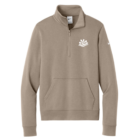 Brightwater Health Nike Women's Club Fleece Sleeve Swoosh 1/2-Zip