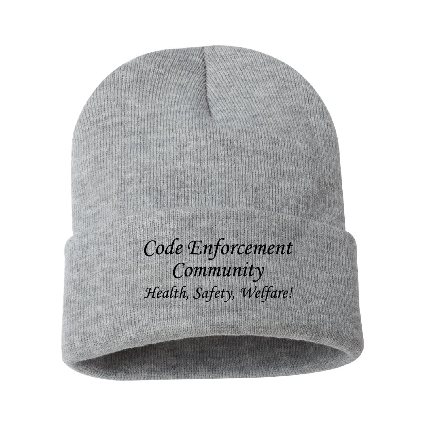 NYS Code Apparel Solid Cuffed Beanie