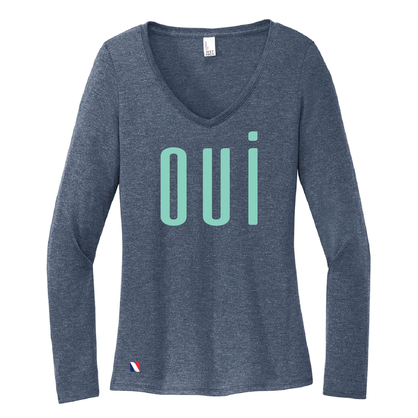 OUI –  Women’s Perfect Tri® Long Sleeve V-Neck Tee