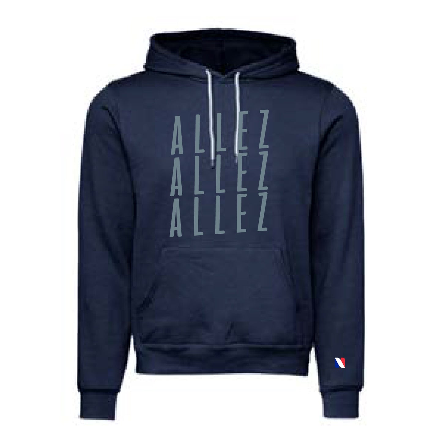 ALLEZ –  BELLA+CANVAS® SPONGE FLEECE HOODIE SWEATSHIRT