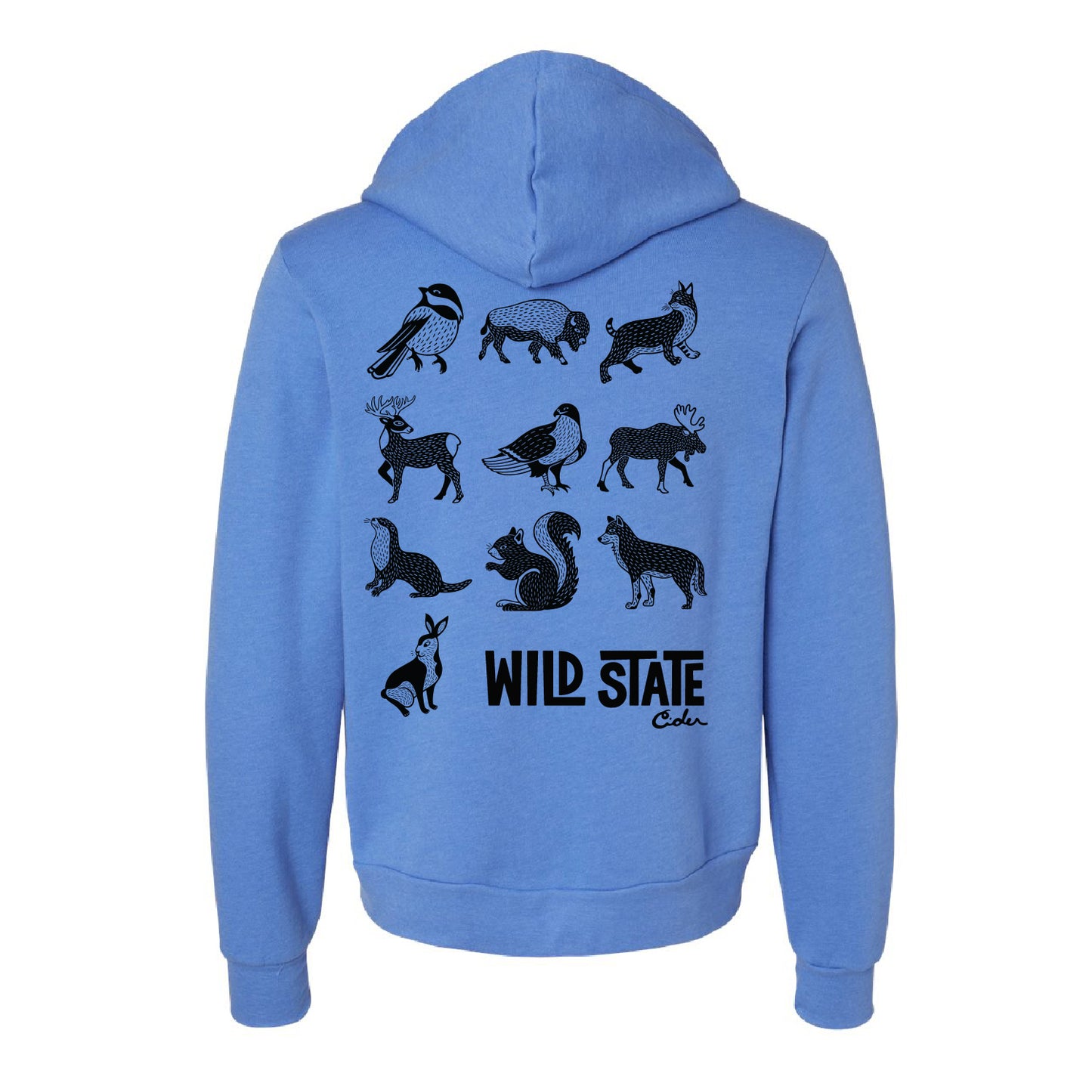 Wild State Animal Collection Sponge Fleece Full Zip