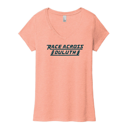 Race Across Duluth Women's V-Neck