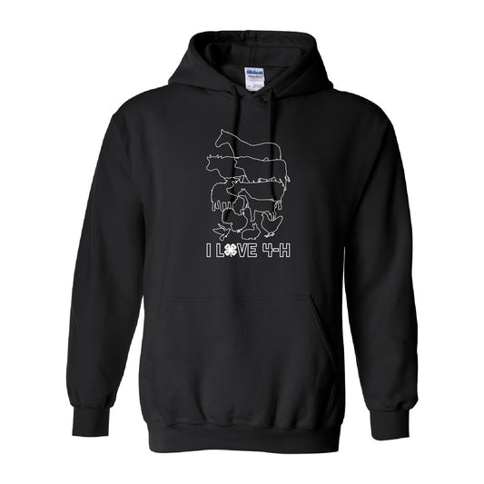 4-H Hoodie Animals