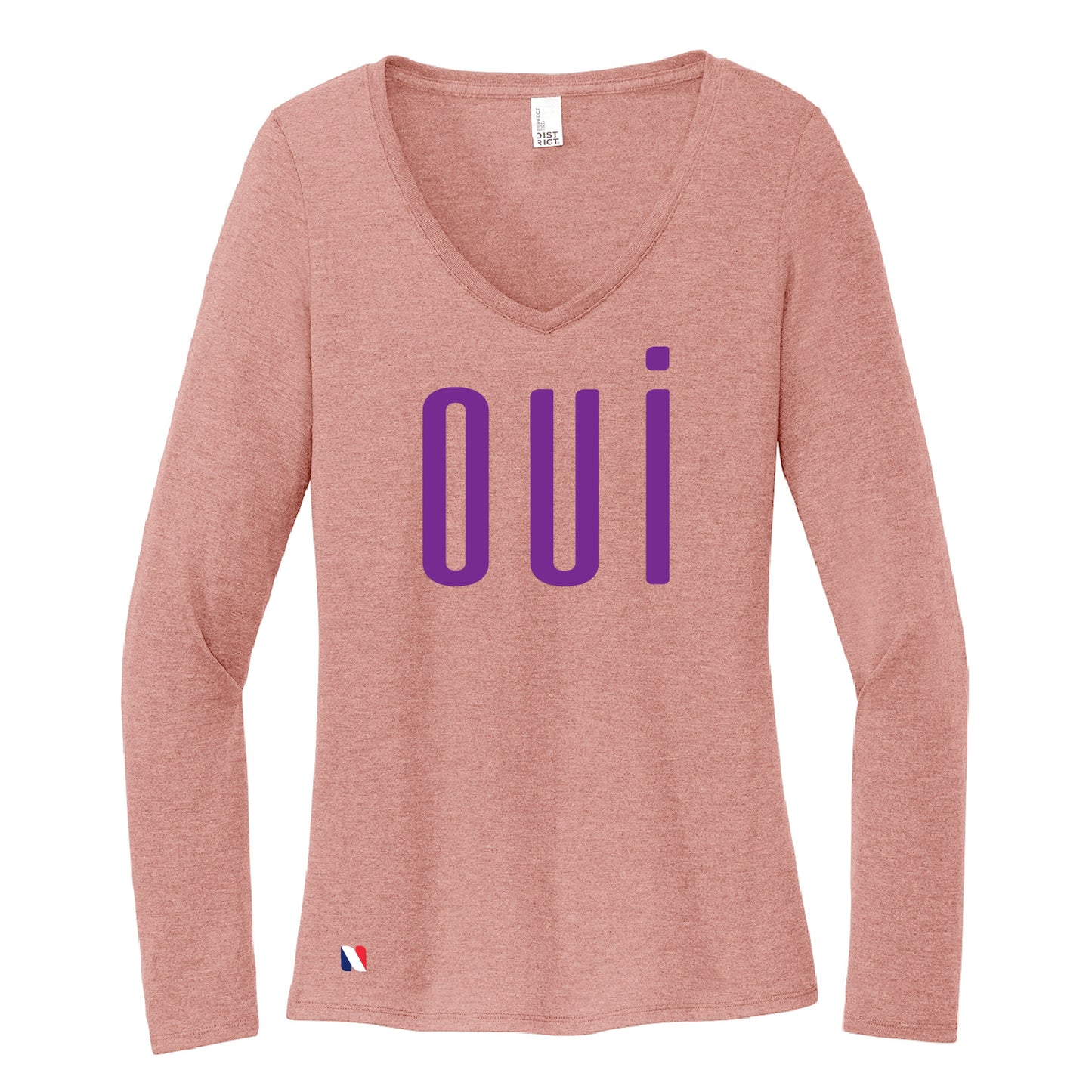 OUI –  Women’s Perfect Tri® Long Sleeve V-Neck Tee
