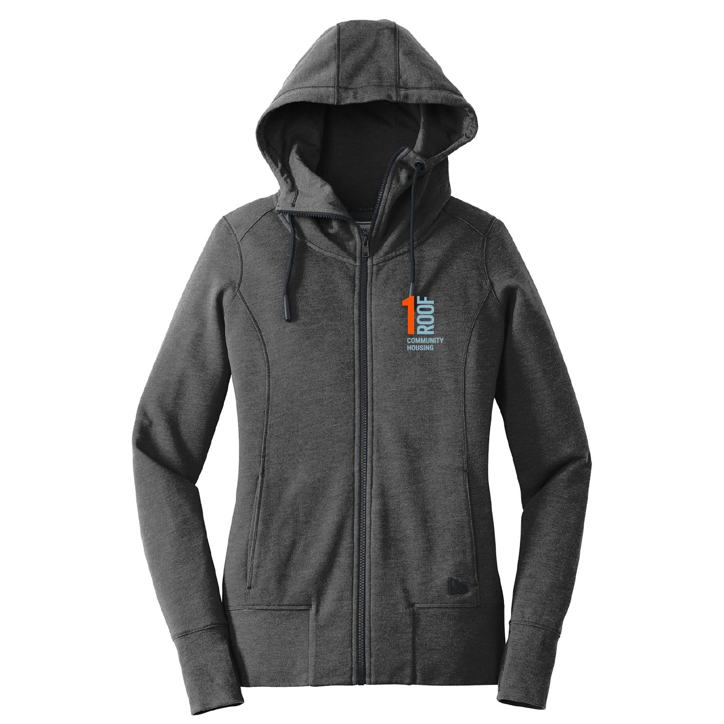 1Roof Women's Tri-Blend Fleece Full-Zip Hoodie