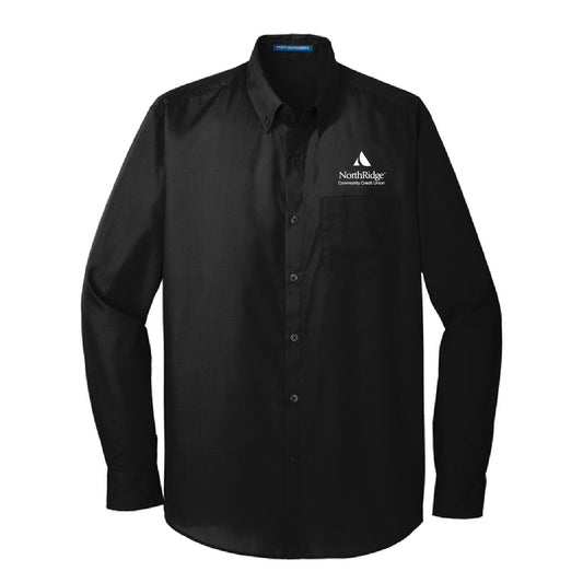 NorthRidge Long Sleeve Carefree Poplin Shirt