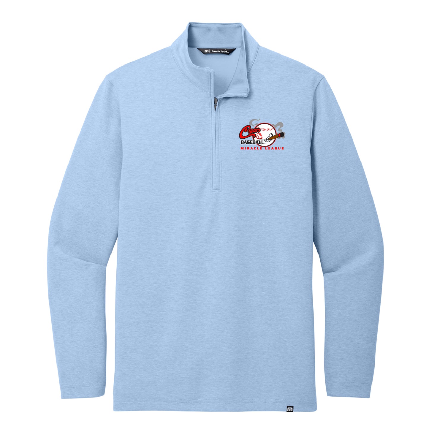 Cigars and Baseball TravisMathew Coveside 1/4-Zip